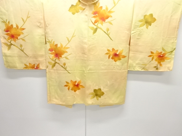 未使用品　枝花模様羽織